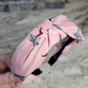 SALE New Flamingo Top Knot Headband Light Pink